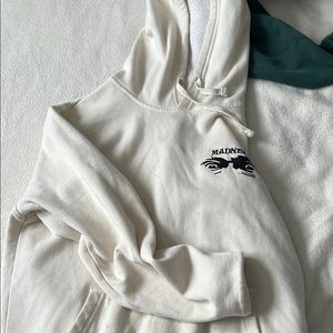White Hoodie with Logo